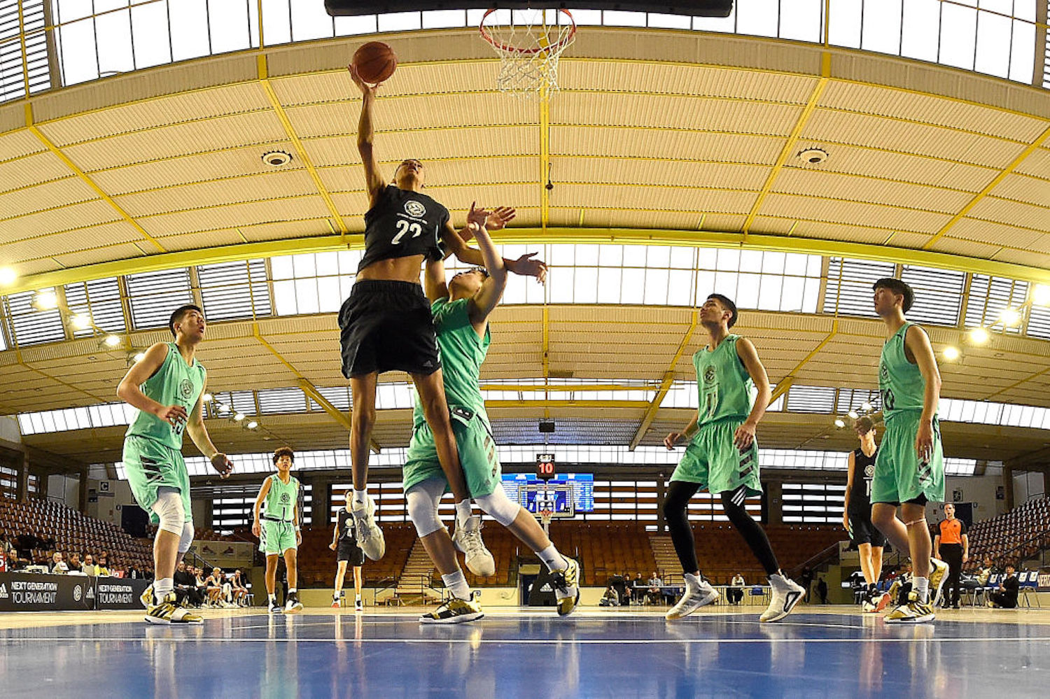 French prospect Victor Wembanyama is taking the NBA world by storm with his slick handles and smooth jumper at 7-foot-3.