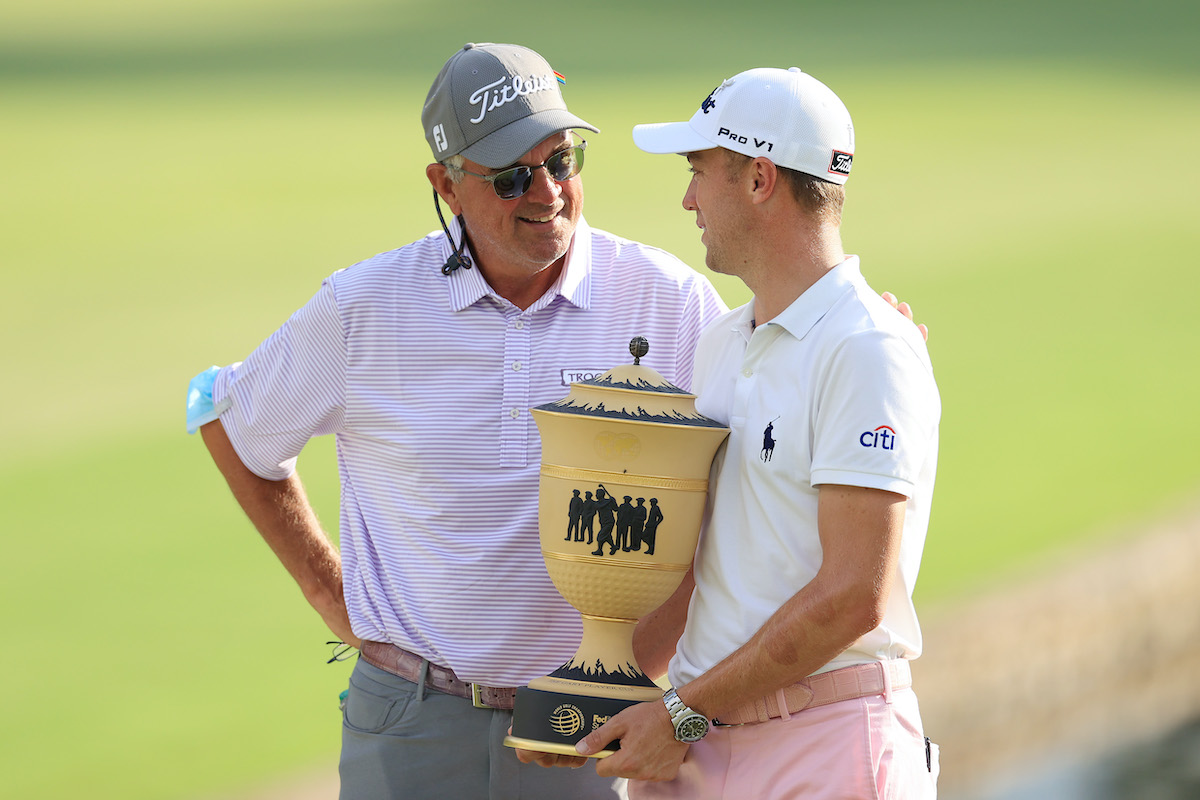 Every Time Justin Thomas Wins, His Dad Stores the Golf Ball in a Special Place