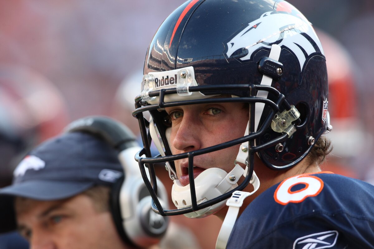 Jay Cutler, seen with the Denver Broncos in 2008, pouted and demanded a trade because he couldn't 'trust' new head coach Josh McDaniels.