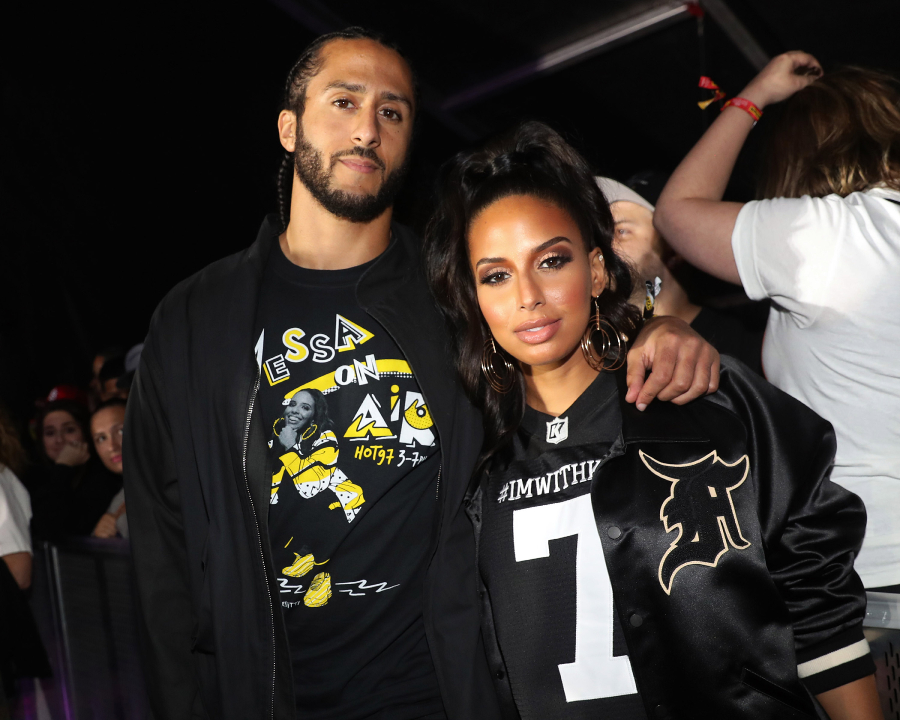 Colin Kaepernick and Eric Reid aren't in the NFL. However, Kaepernick, Reid, and Kaepernick's girlfriend Nessa won't stop fighting.