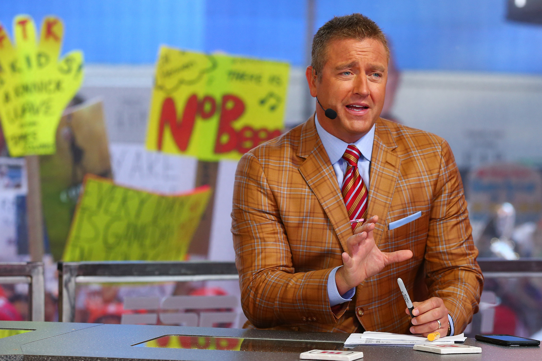 Kirk Herbstreit had to leave Ohio after some issues with Ohio State fans.