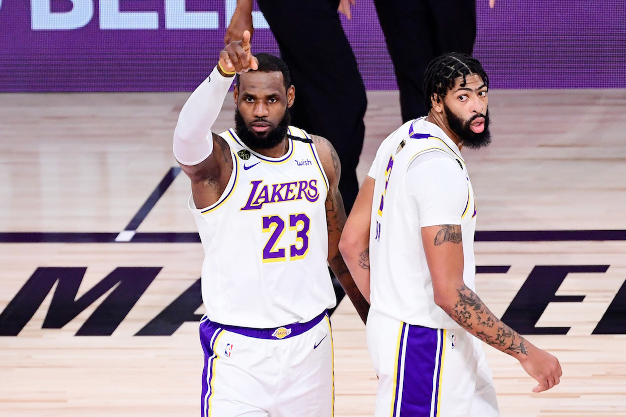 LeBron James sent an exciting message to Anthony Davis shortly after the LA Lakers won the NBA championship.