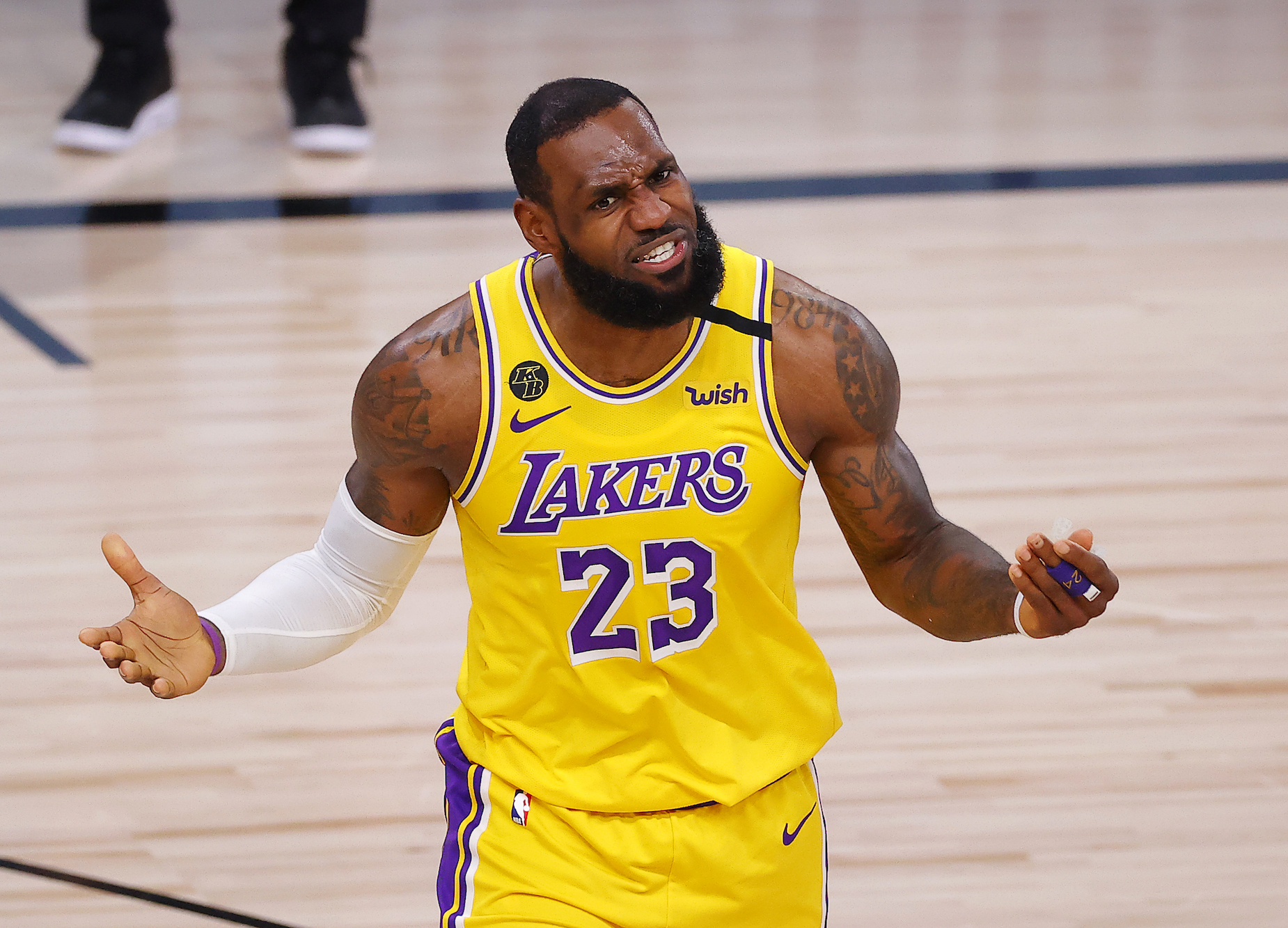 Ahead of Game 4 of the NBA Finals, LeBron James inspired his Lakers teammates with a simple, two-word text message.