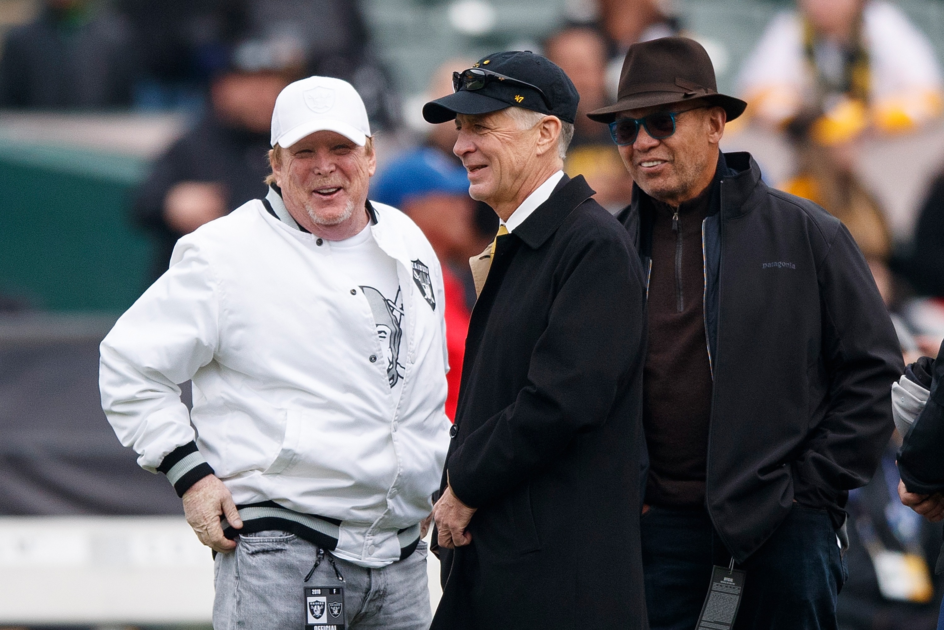Steelers owner Art Rooney II with Mar, Davis and Reggie Jackson