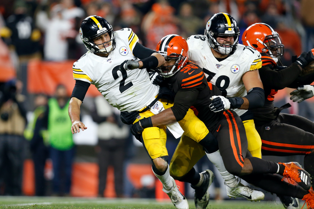 myles garrett and mason rudolph