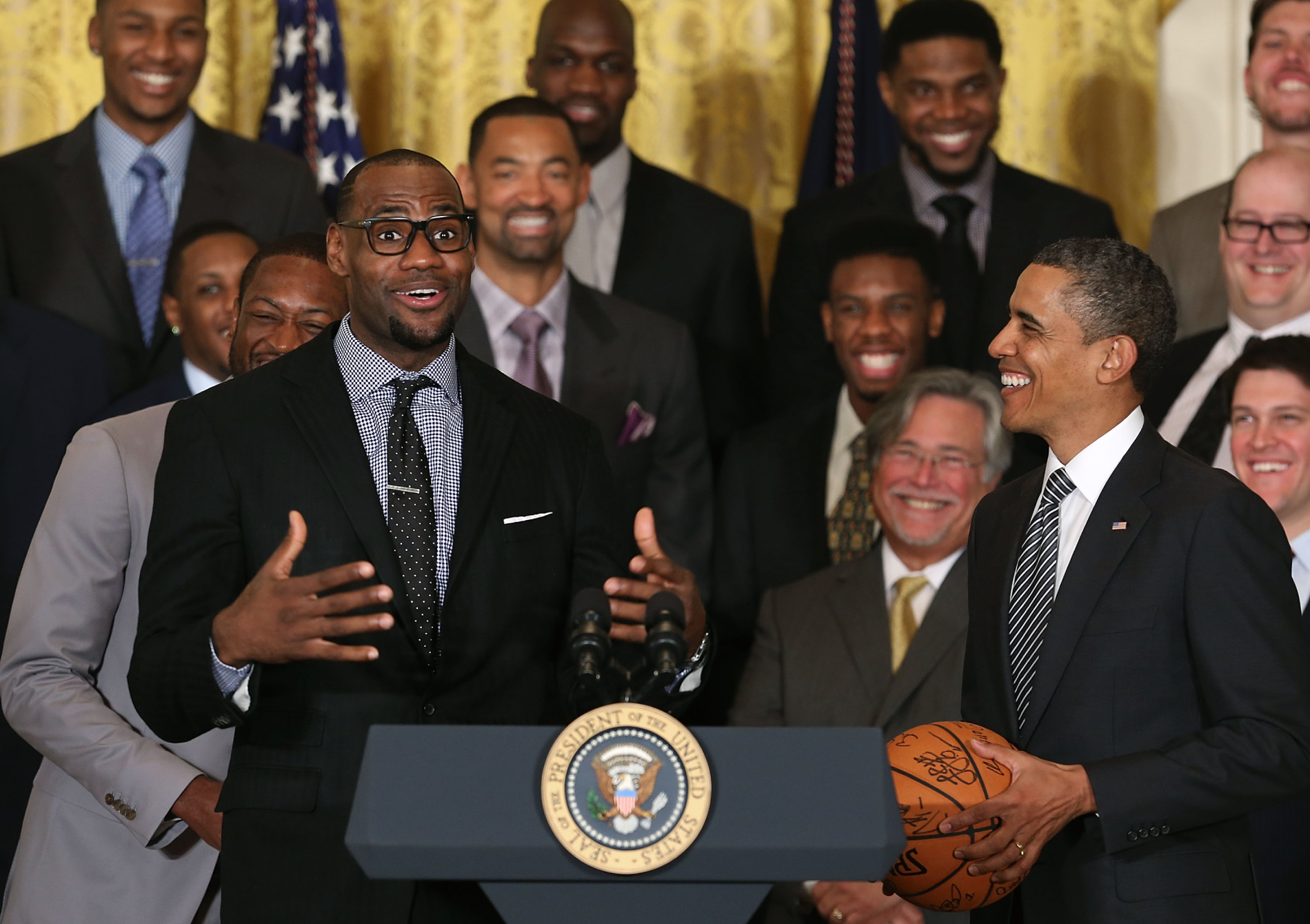 When LeBron James and the Lakers just won the Finals, Barack Obama congratulated them, while Donald Trump continued to bash the NBA.