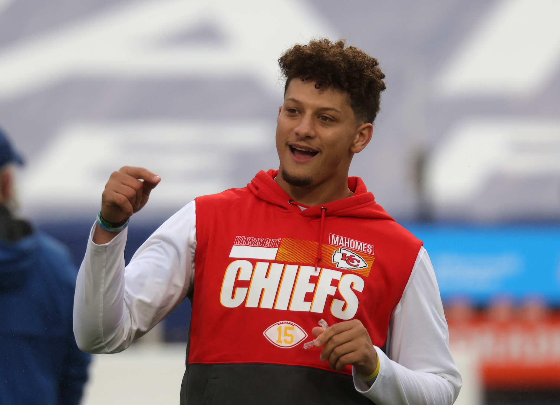 Fan and teammates alike have noticed Patrick Mahomes's unique, 'froggish' voice.