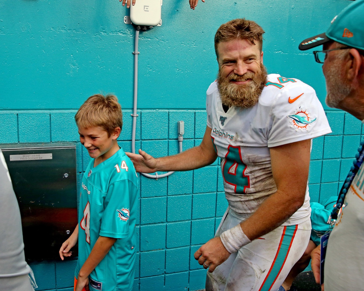 Dolphins QB Ryan Fizpatrick has nearly as many kids as NFL teams he has played for.