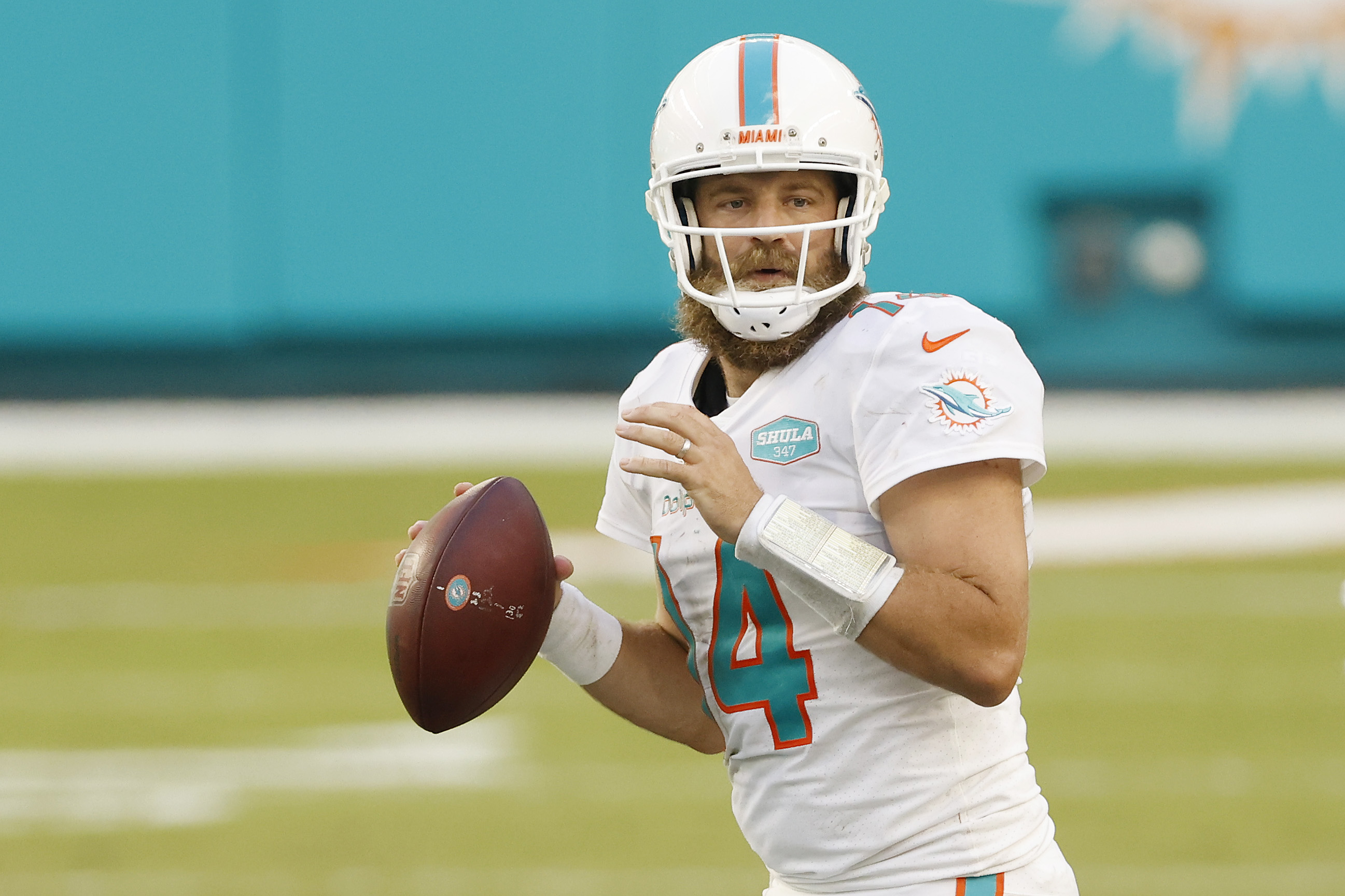 Ryan Fitzpatrick has been benched for the Miami Dolphins.