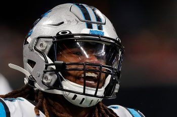 Carolina Panthers linebacker Shaq Thompson played minor league baseball before entering the NFL.