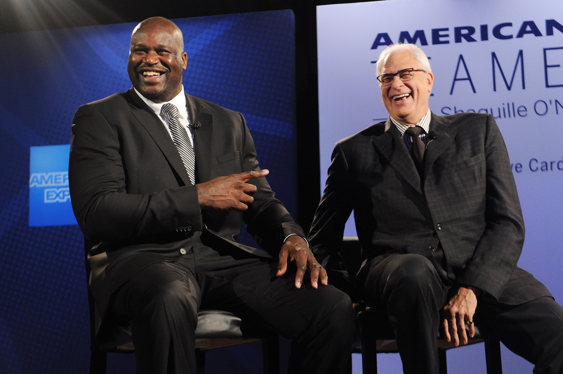 Shaquille O'Neal has become a business success, at least in part, thanks to Phil Jackson's guidance.