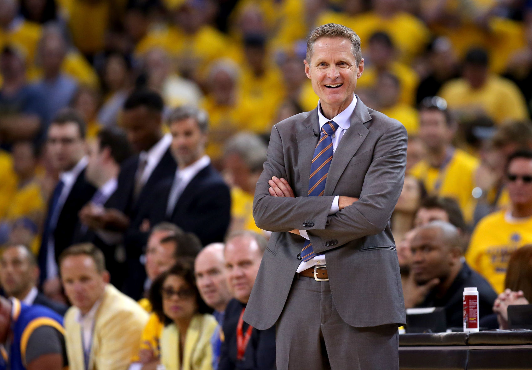 The Warriors' rivalry with the Rockets was not featured in the playoffs this year, but Steve Kerr is proving that it is still strong.