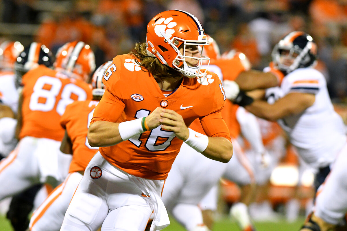 Clemson quarterback Trevor Lawrence continues to play at a high level. NBC's Cris Collinsworth just bestowed the ultimate compliment on Lawrence.