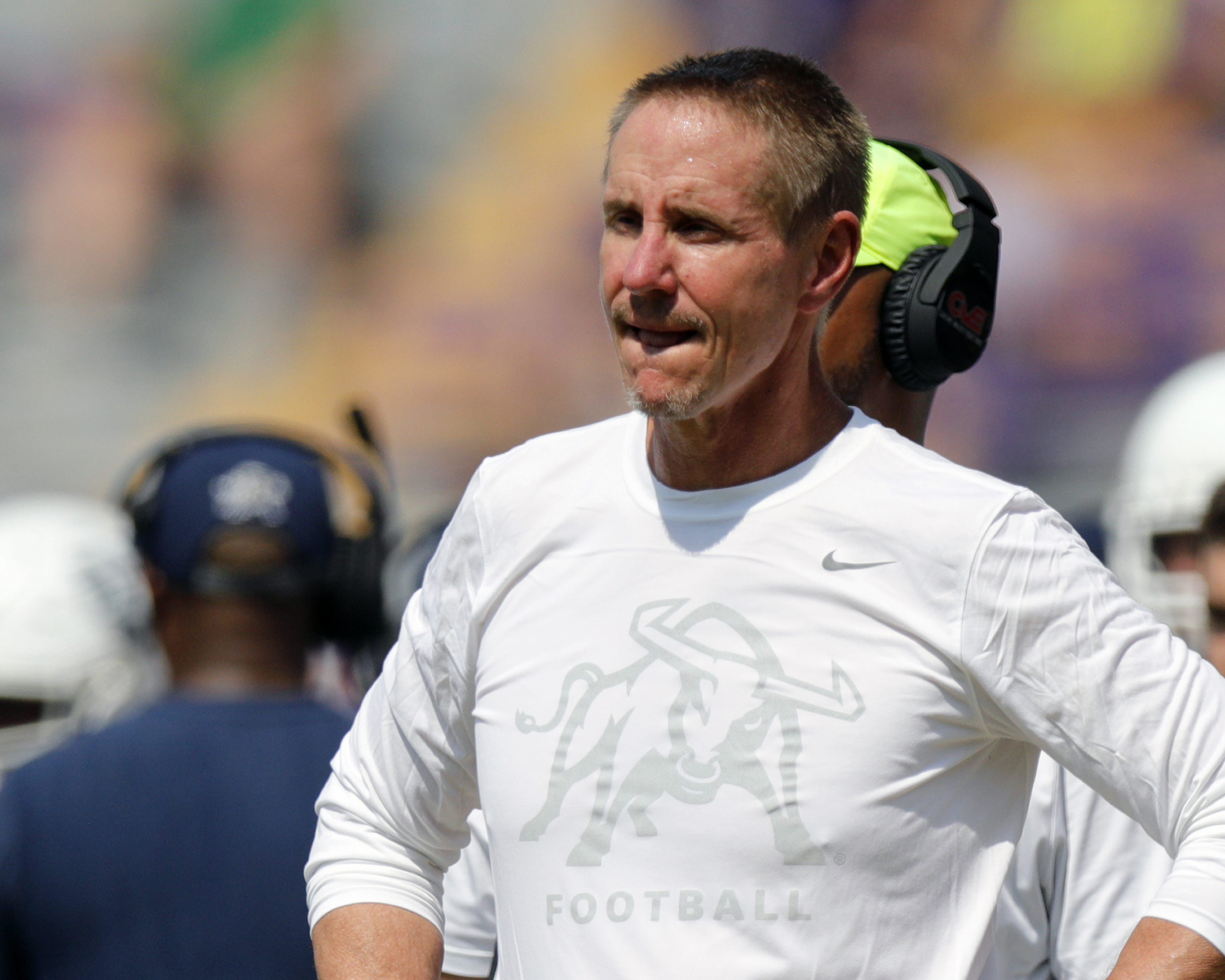 Gary Anderson coaches the Utah State Aggies