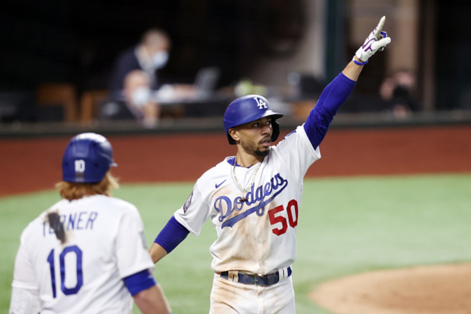 Mookie Betts won his second World Series title when the Dodgers defeated the Rays