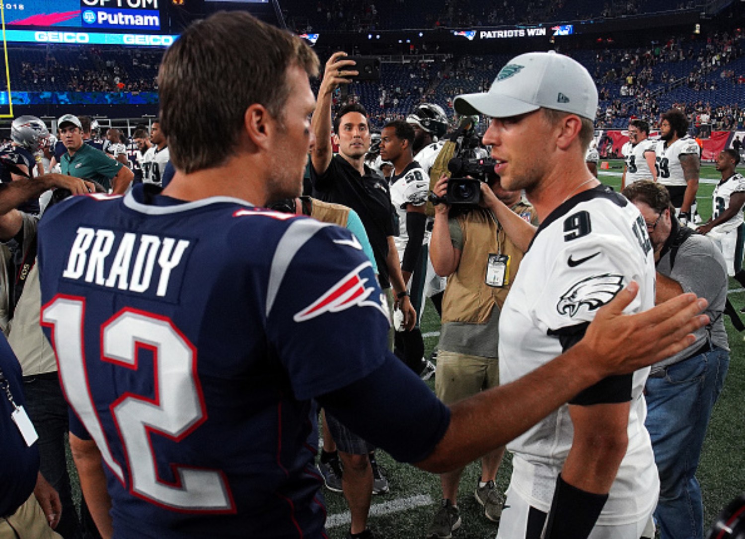 Tom Brady and Nick Foles Are No Strangers to Playing Each Other in Big Games