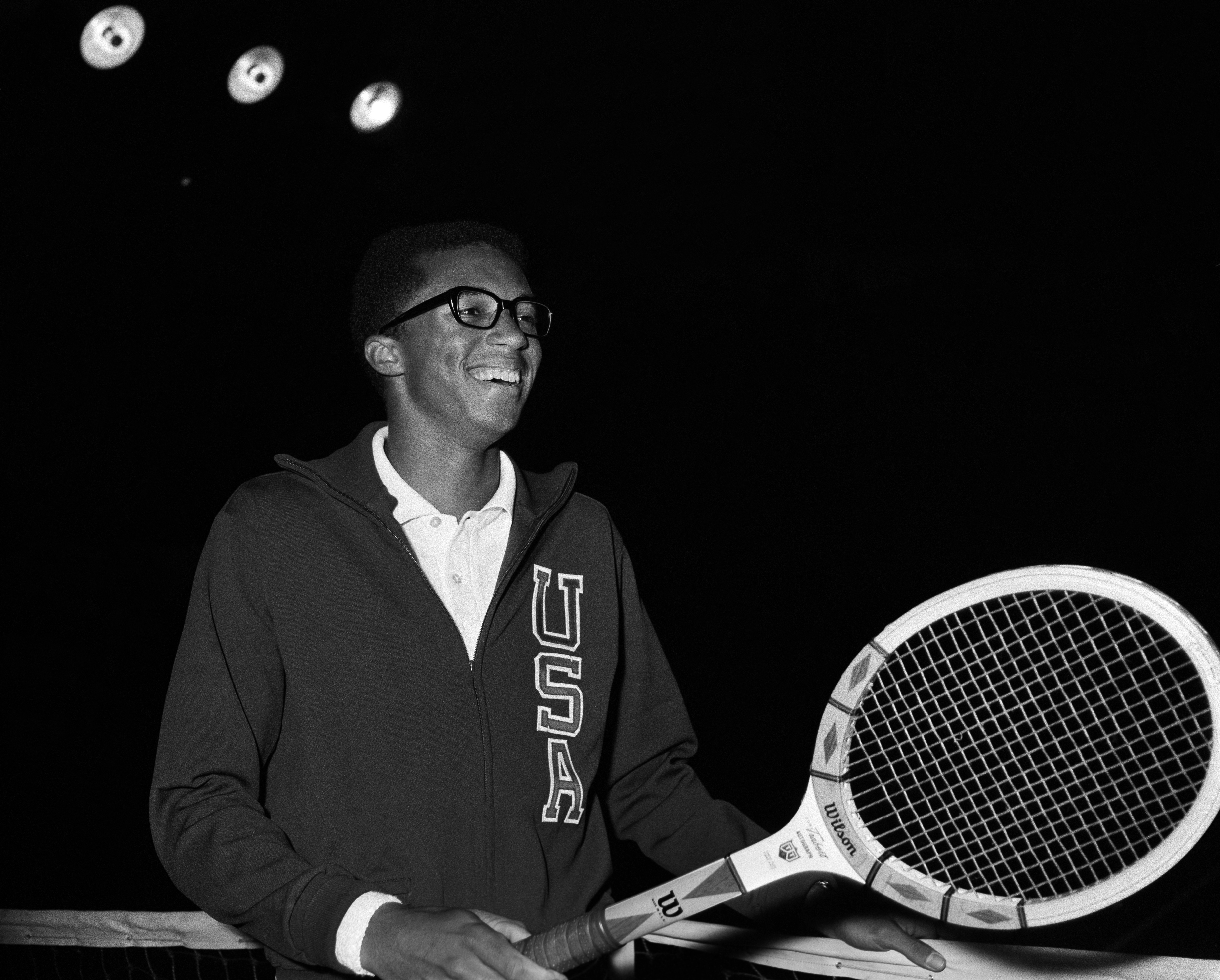 Tennis player Arthur Ashe