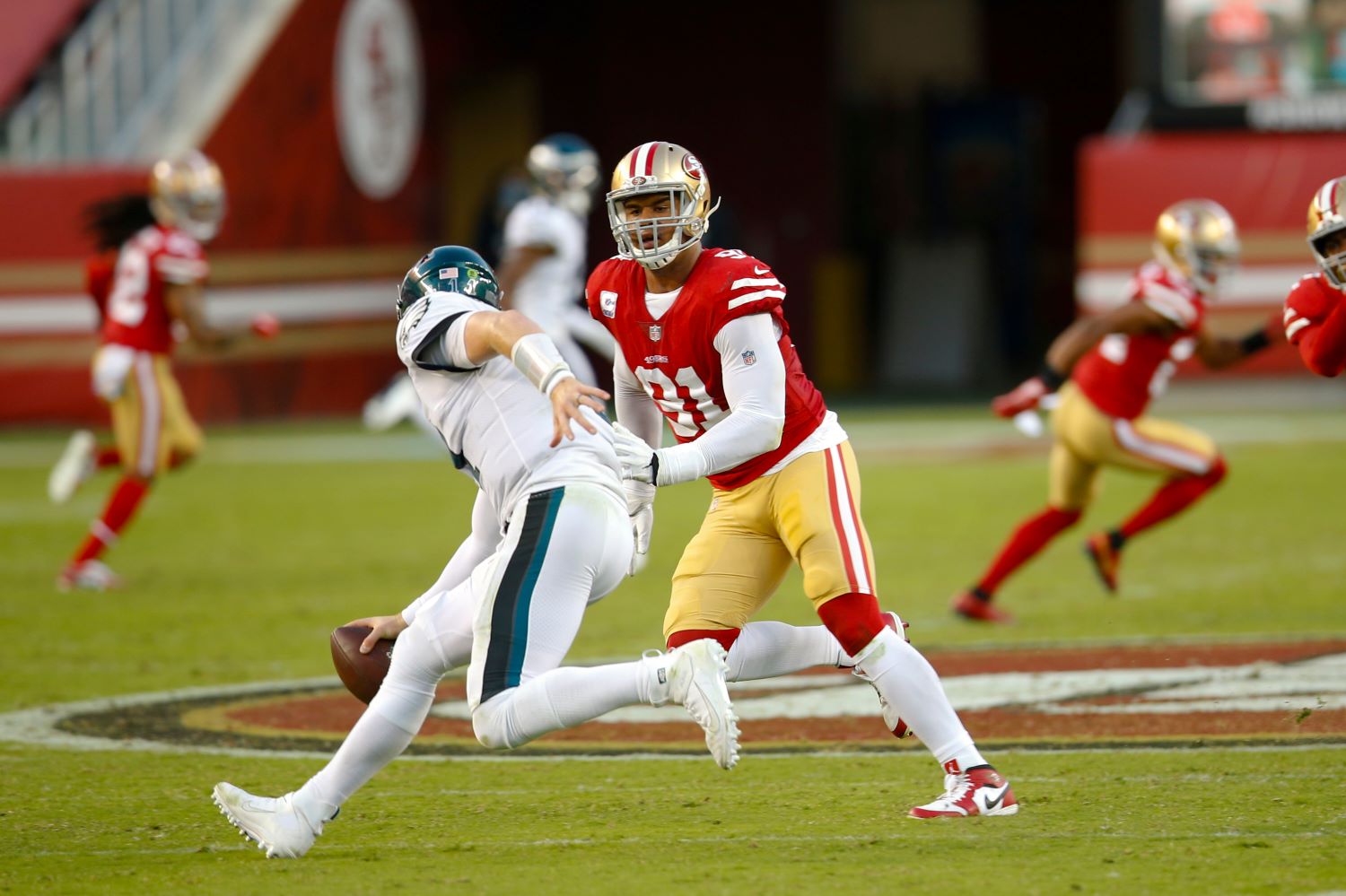 The 49ers had to place Arik Armstead on the reserve/COVID-19 list on Monday.