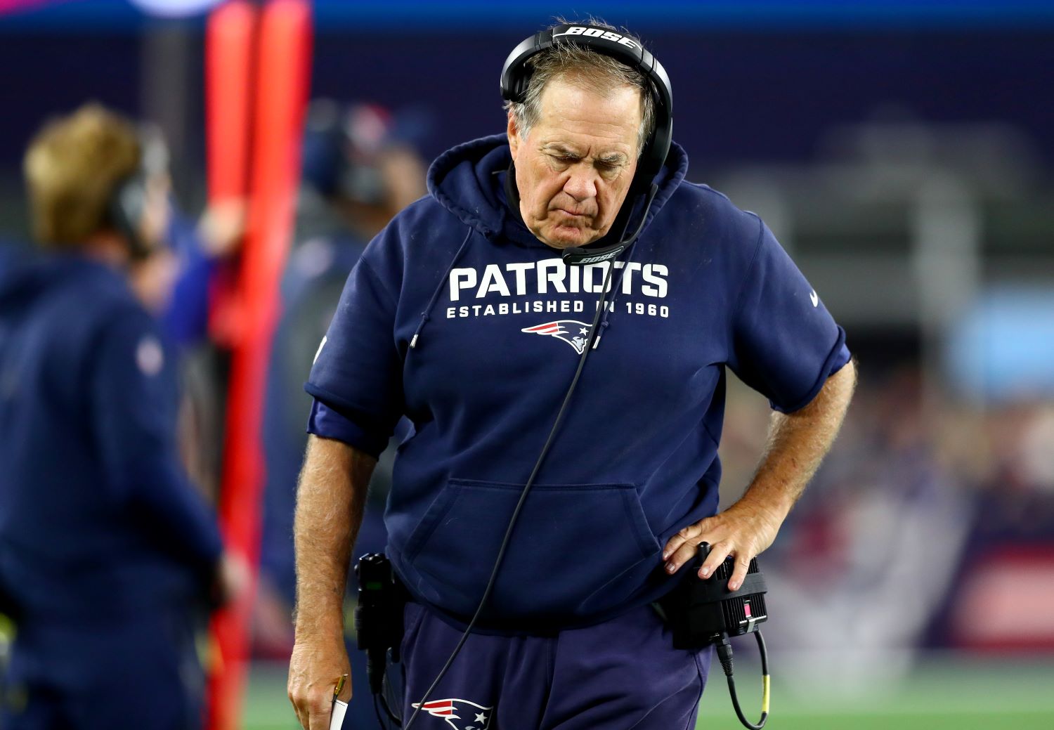 The last time the Patriots had a losing record was in Bill Belichick's first year as head coach.