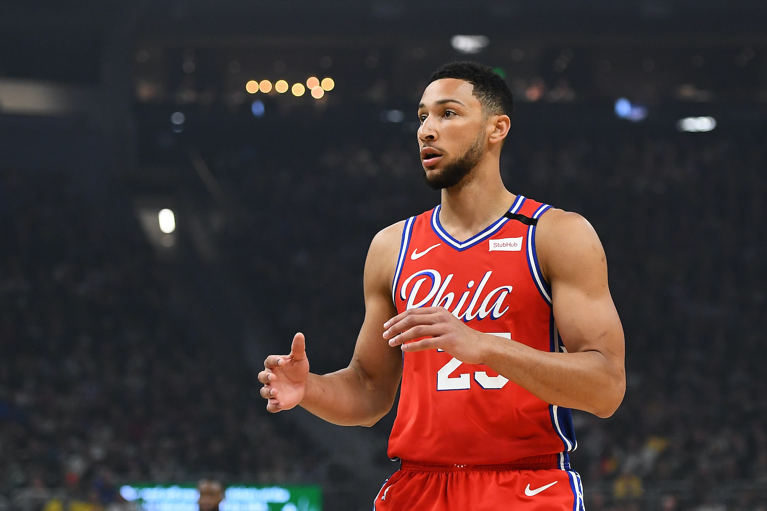 Ben Simmons made a bet with a 76ers executive years ago, and now he's cashing in the bet in an eye-catching way.
