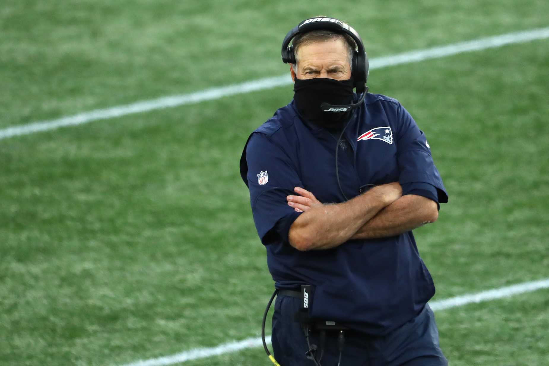 New England Patriots coach Bill Belichick isn't benching Cam Newton, which tells you everything you need to know.