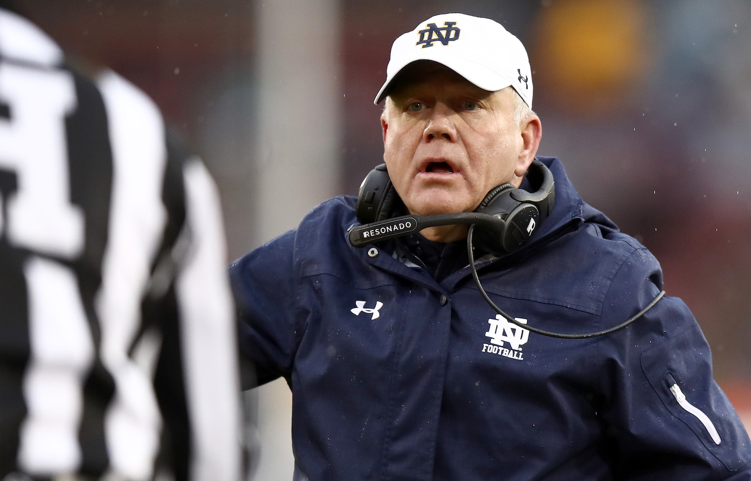 Brian Kelly of the Notre Dame Fighting Irish