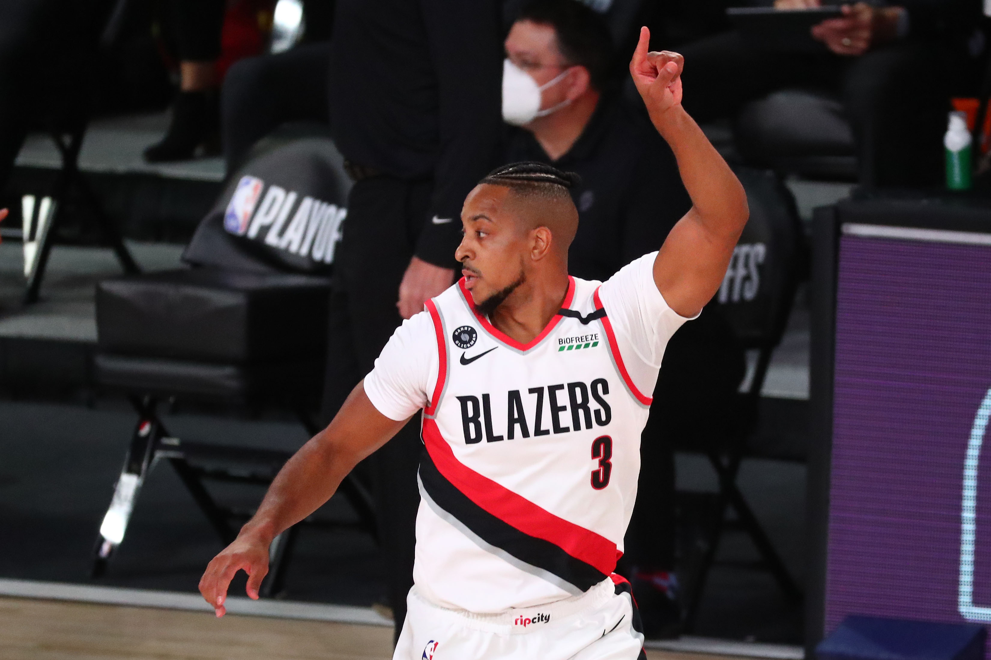 CJ McCollum turned his hotel room into the NBA bubble's unofficial wine cellar.