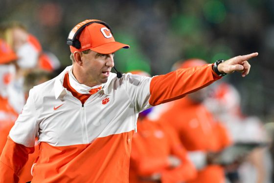 Dabo Swinney of the Clemson Tigers