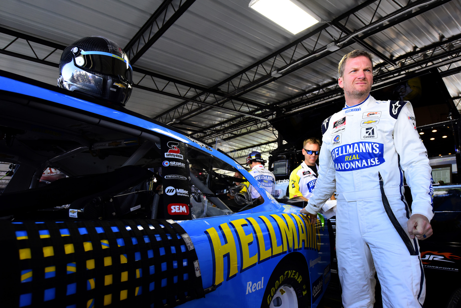 Dale Earnhardt Jr. has a racecar graveyard and didn't spend a penny on it.