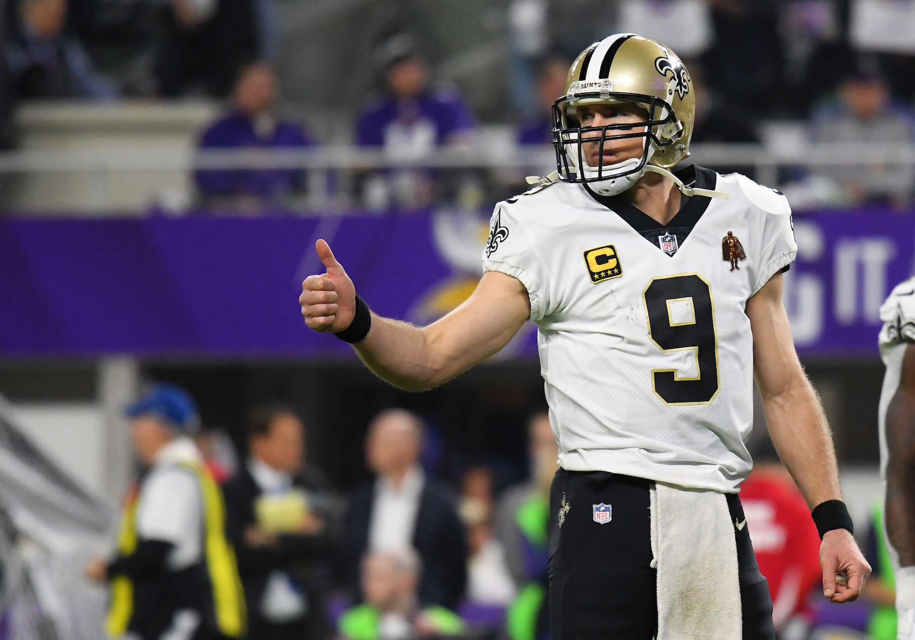 While Drew Brees will miss some time with his latest injury, the New Orleans Saints quarterback believes he'l be back in no time.