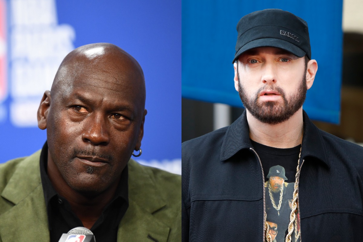Legendary rapper Eminem once arranged to do business with NBA icon Michael Jordan. Eminem's joke about dunking on Jordan nearly ruined the deal.