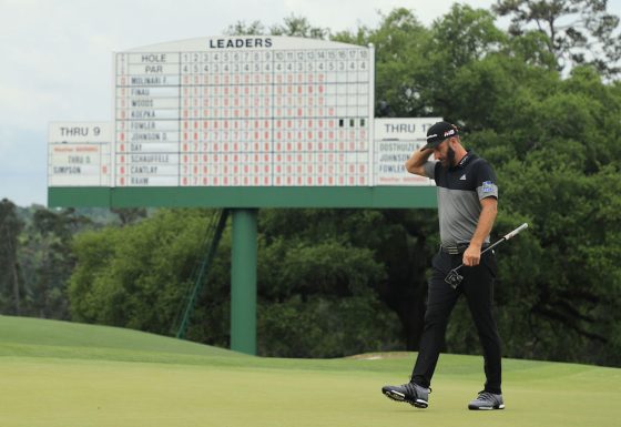 Dustin Johnson hasn't played since the U.S. Open because of a positive COVID-19 test, but he's back on the course just in time for The Masters.