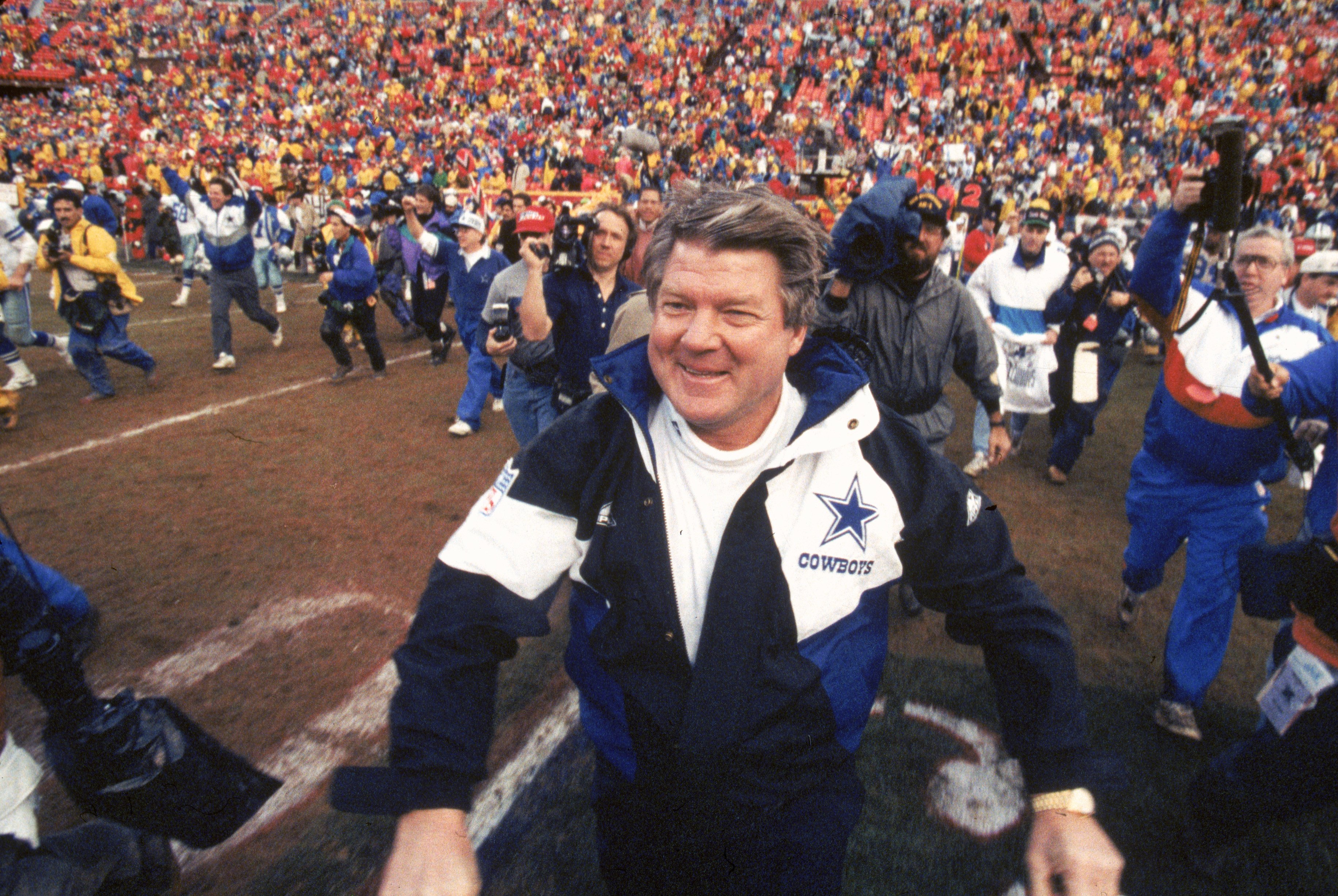 Jimmy Johnson of the Dallas Cowboys