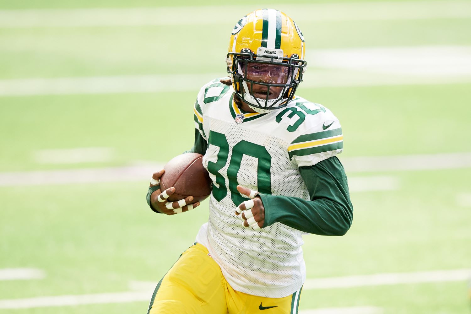 With Jamaal Williams unavailable for Thursday, who will the Green Bay Packers utilize at running back?