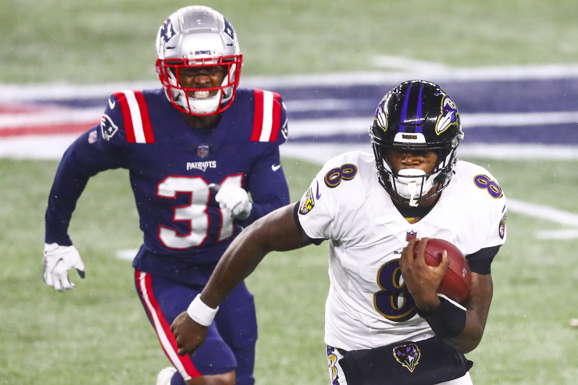 How fast is Baltimore Ravens quarterback Lamar Jackson?