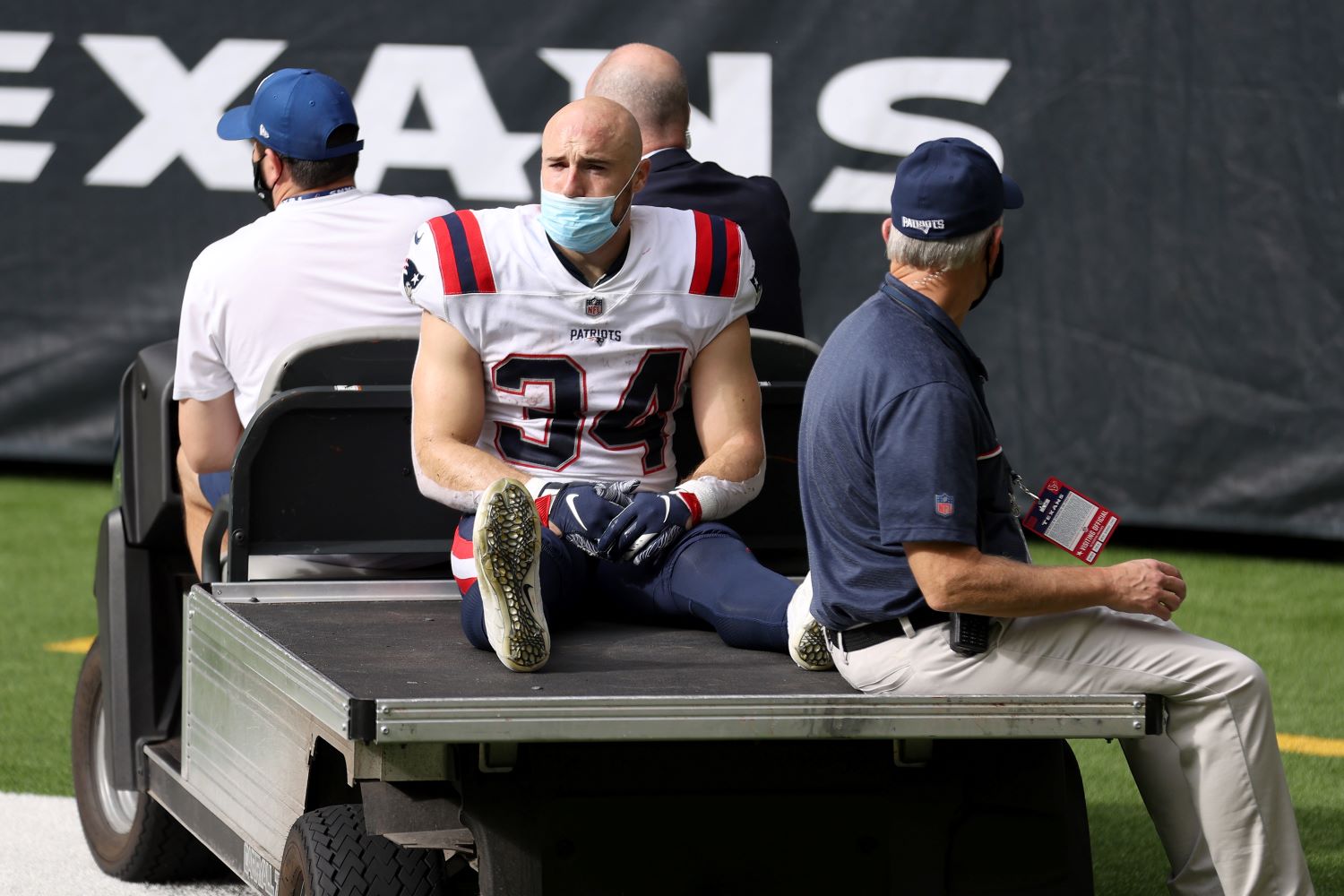 After suffering a season-ending knee injury in a contract year, Rex Burkhead appears to have played his final snap with the Patriots.