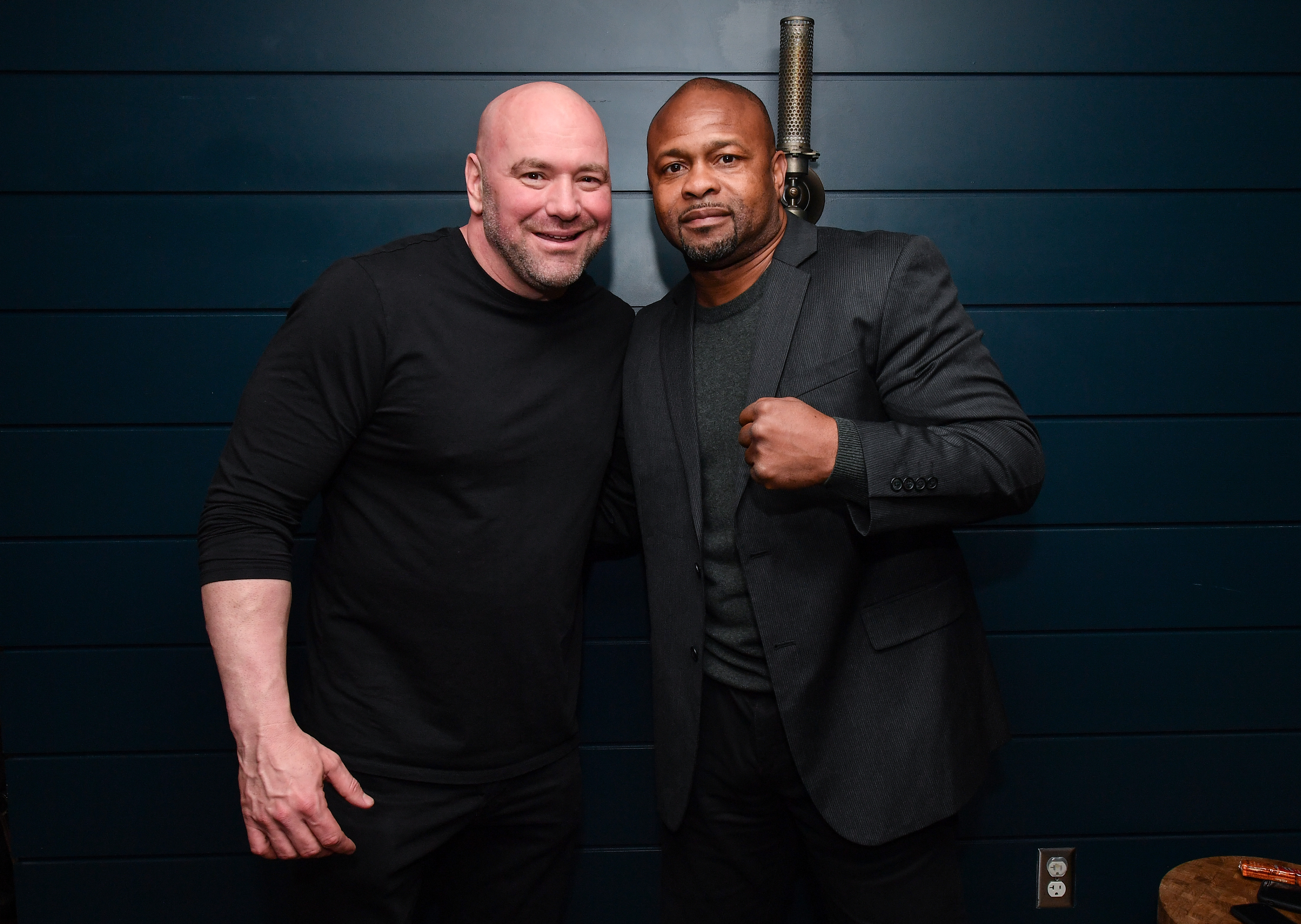 UFC President Dana White and Roy Jones Jr.