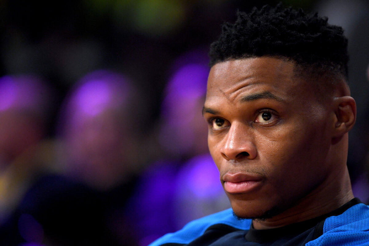 The Oklahoma City Thunder traded star guard Russell Westbrook to the Houston Rockets in 2019. Westbrook learned of his fate while hosting a comedy show.