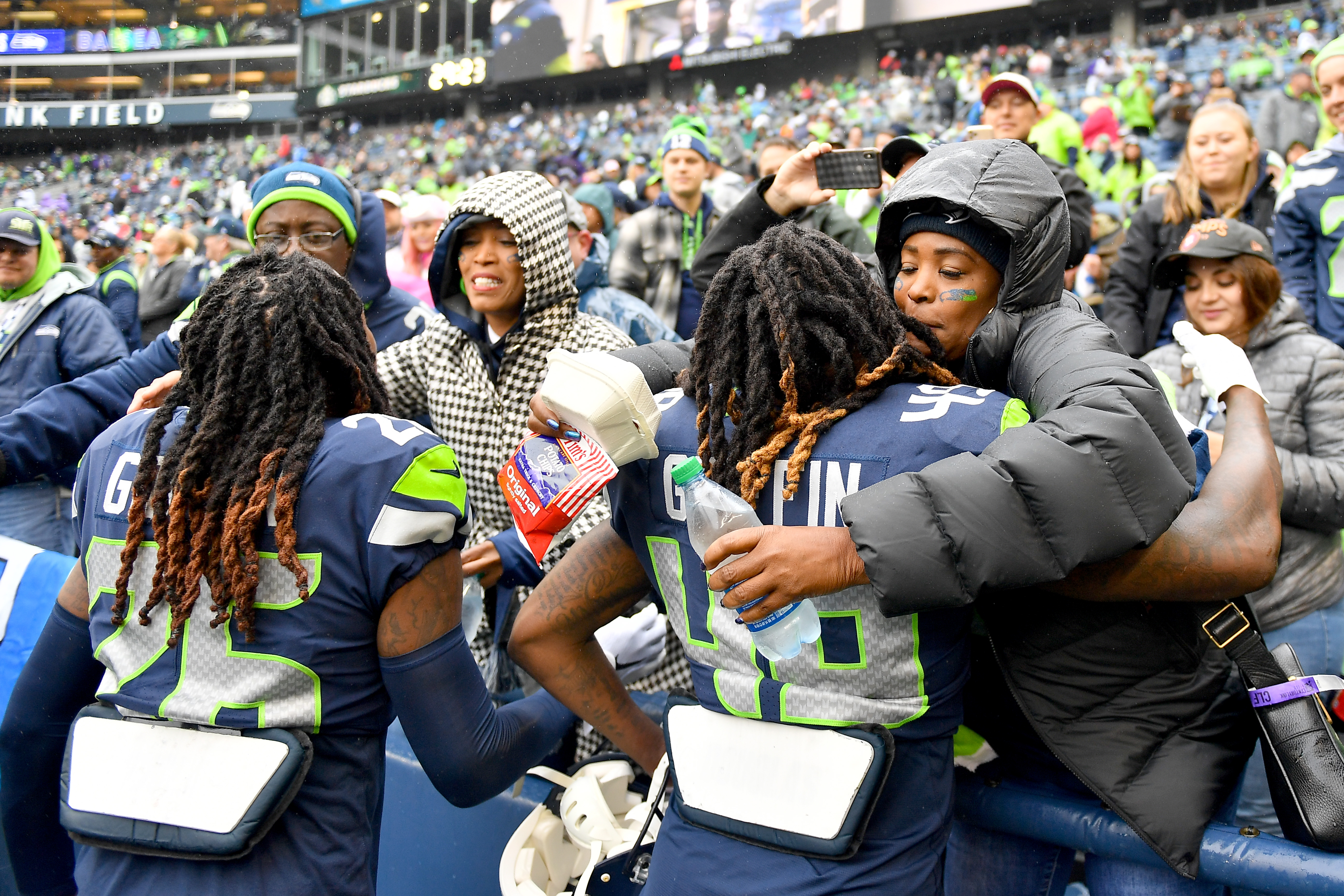 The Seahawks' Shaquill Griffin and Shaquem Griffin