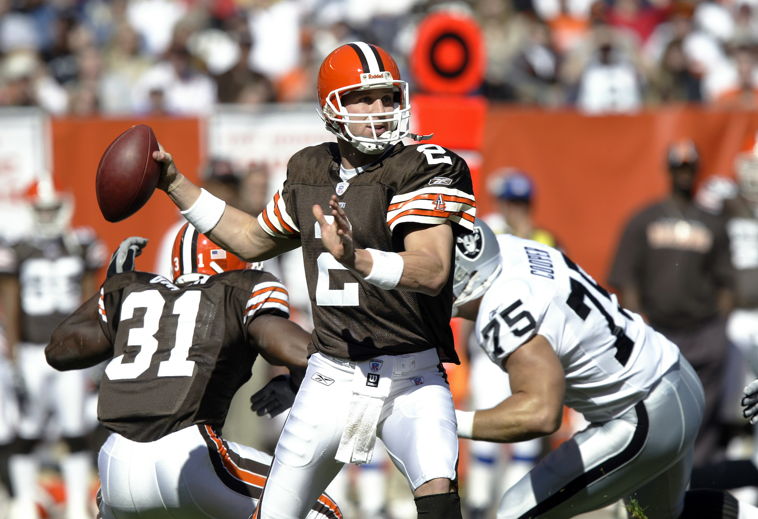 Quarterback Tim Couch of the Cleveland Browns