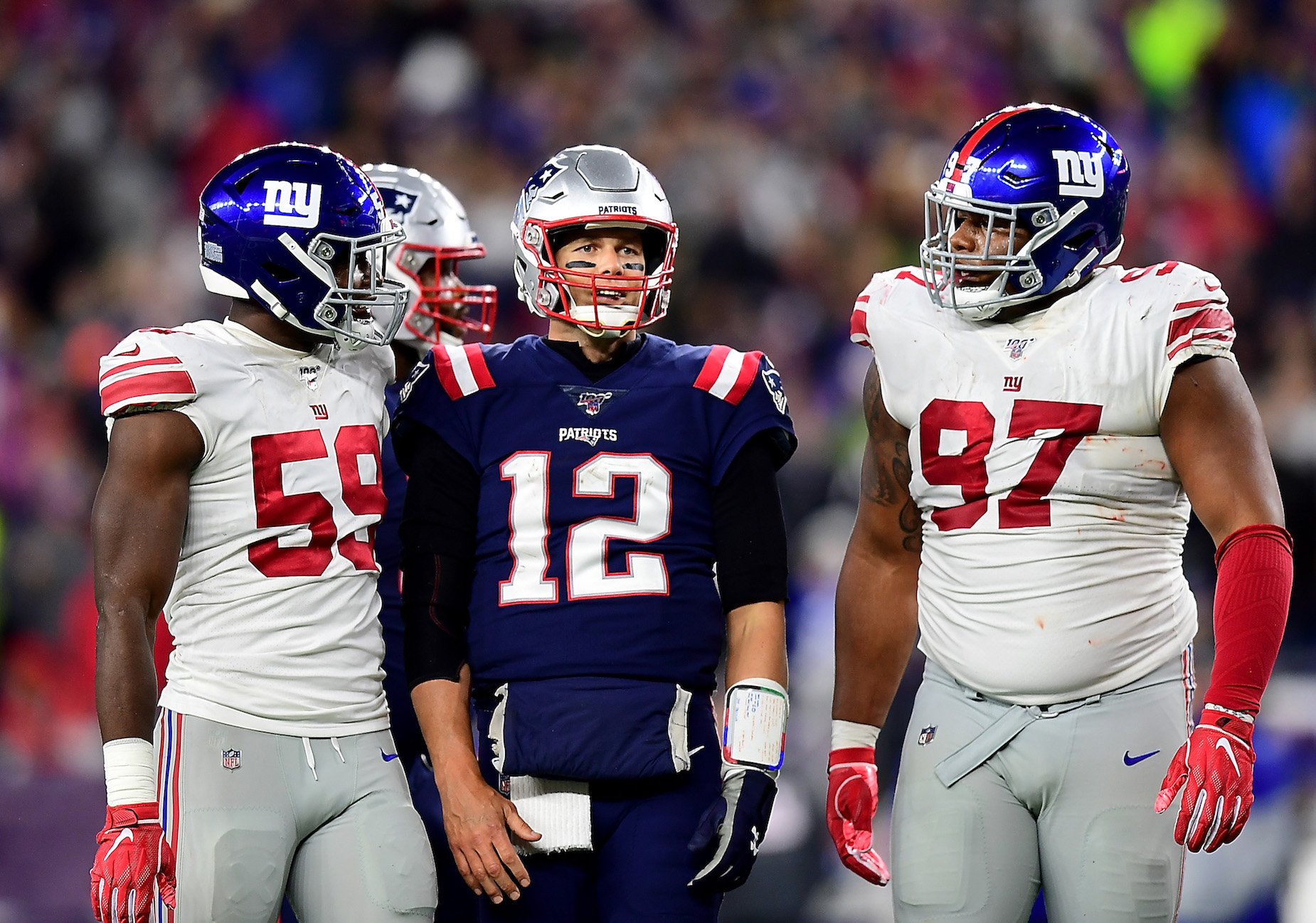 tom brady giants uniform