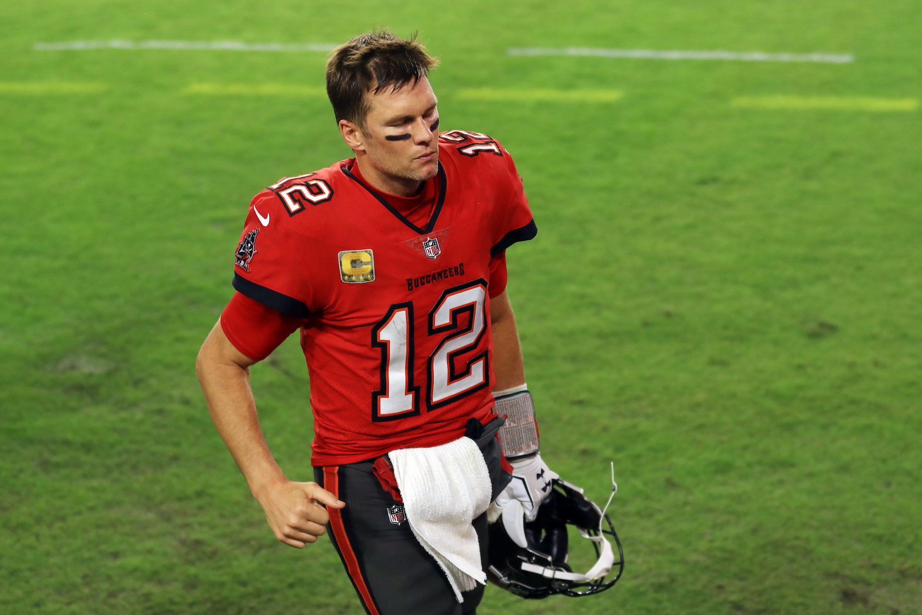 Tom Brady's Bucaneers lost to the New Orleans Saints on Sunday night.