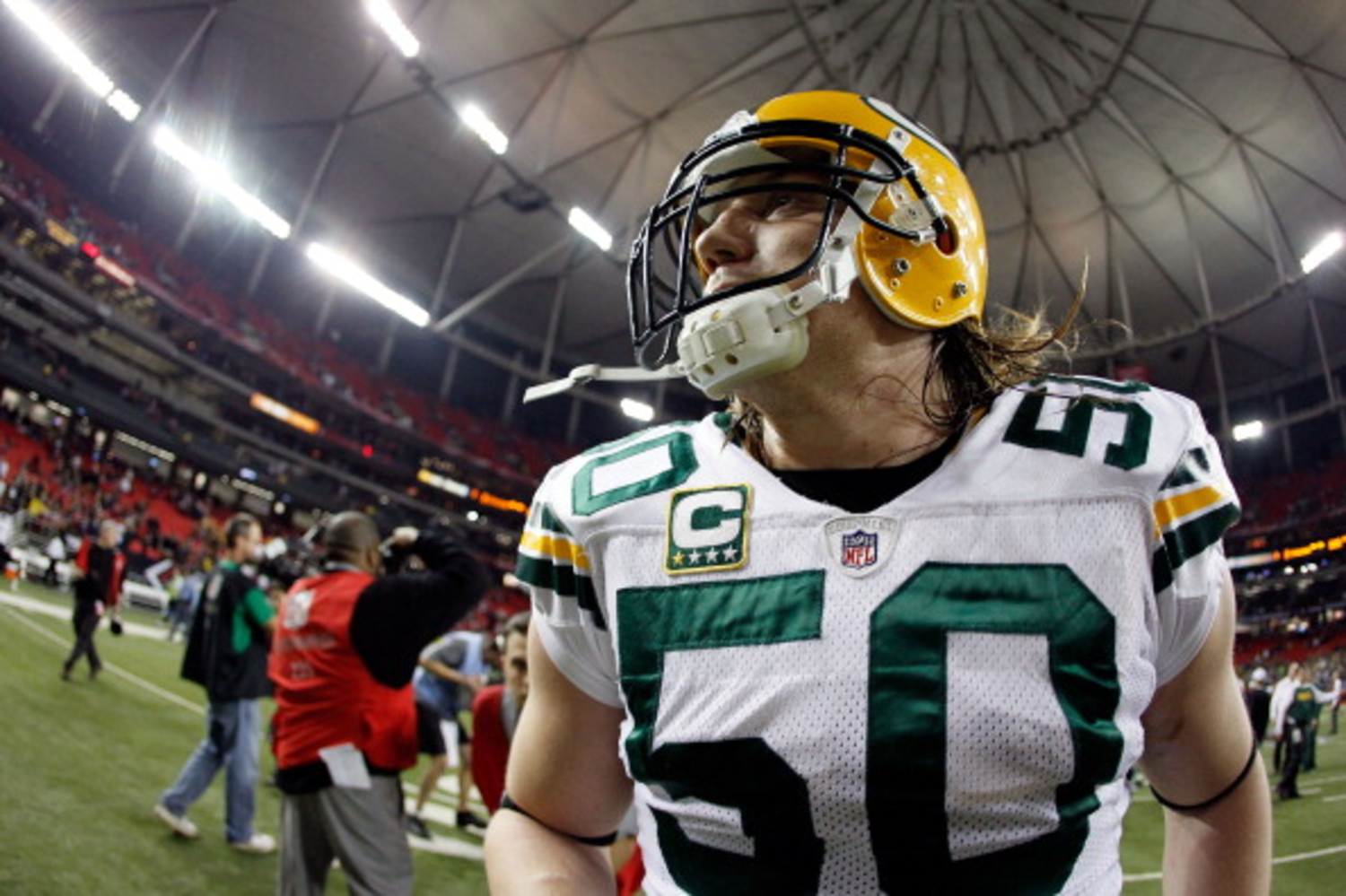 A.J. Hawk was a star in college, but not in the NFL.