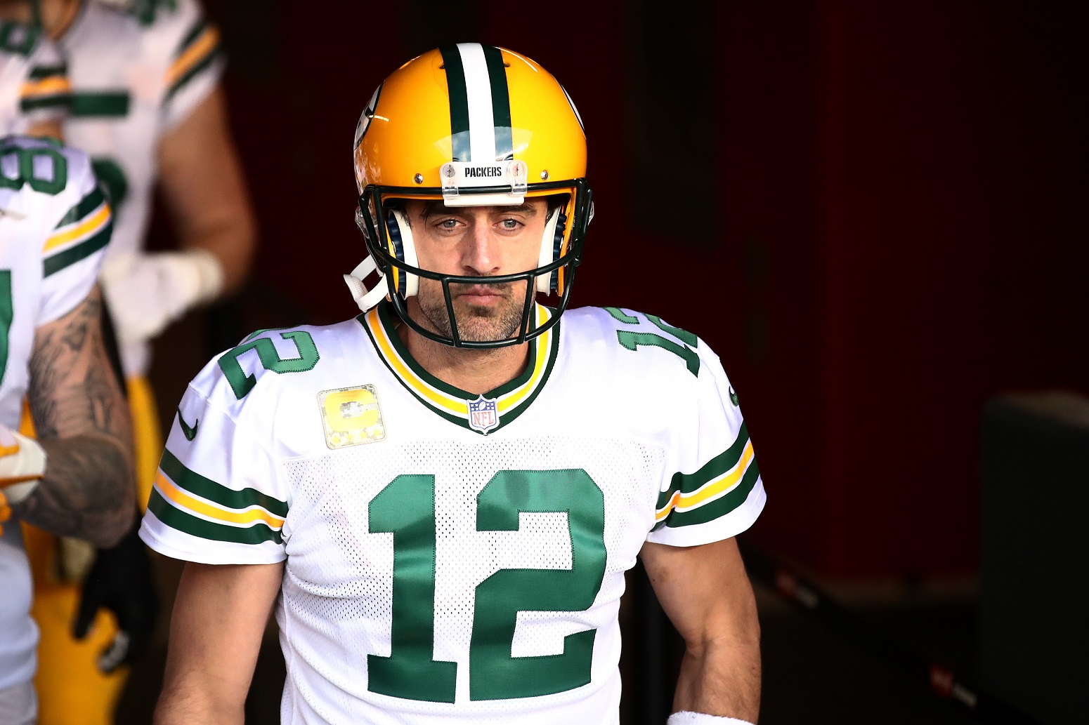 Why Does Aaron Rodgers Have a Big Helmet? Sportscasting Pure Sports