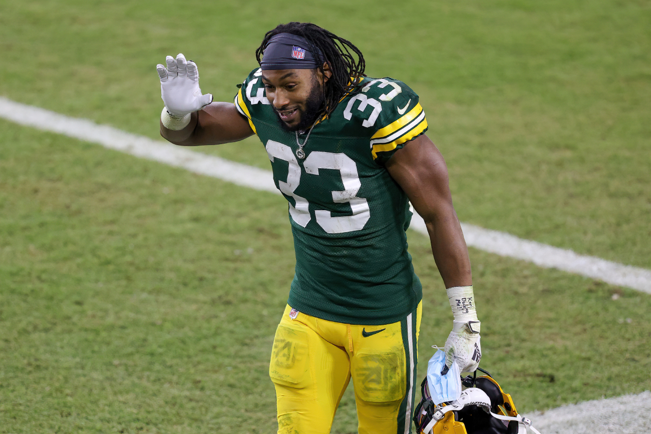 Aaron Jones is looking forward to playing against Derrick Henry.