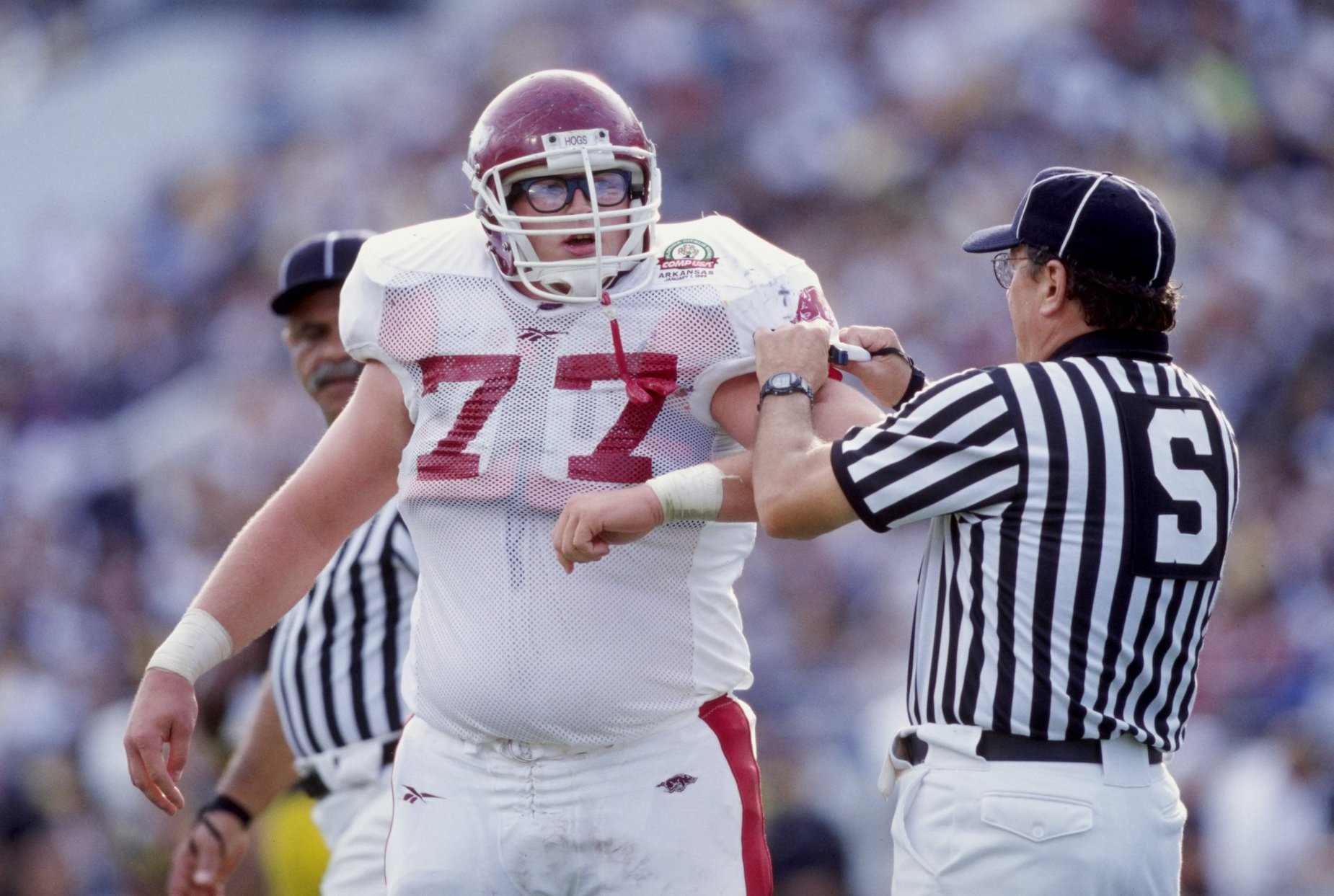 Brandon Burlsworth rose from walk-on to All-American at Arkansas, but tragically died before ever playing in the NFL.