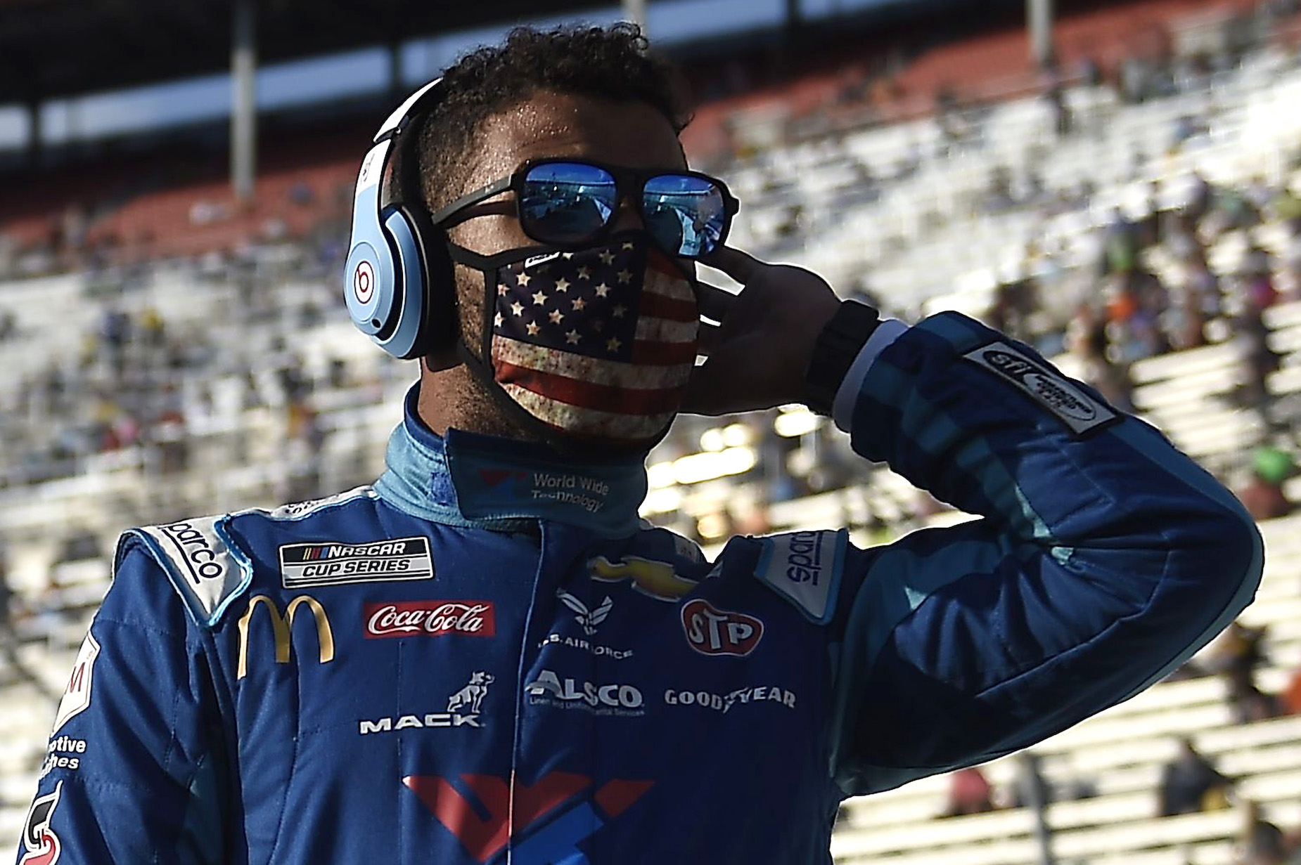 Bubba Wallace almost sent a much different message when he responded to Donald Trump on Twitter.