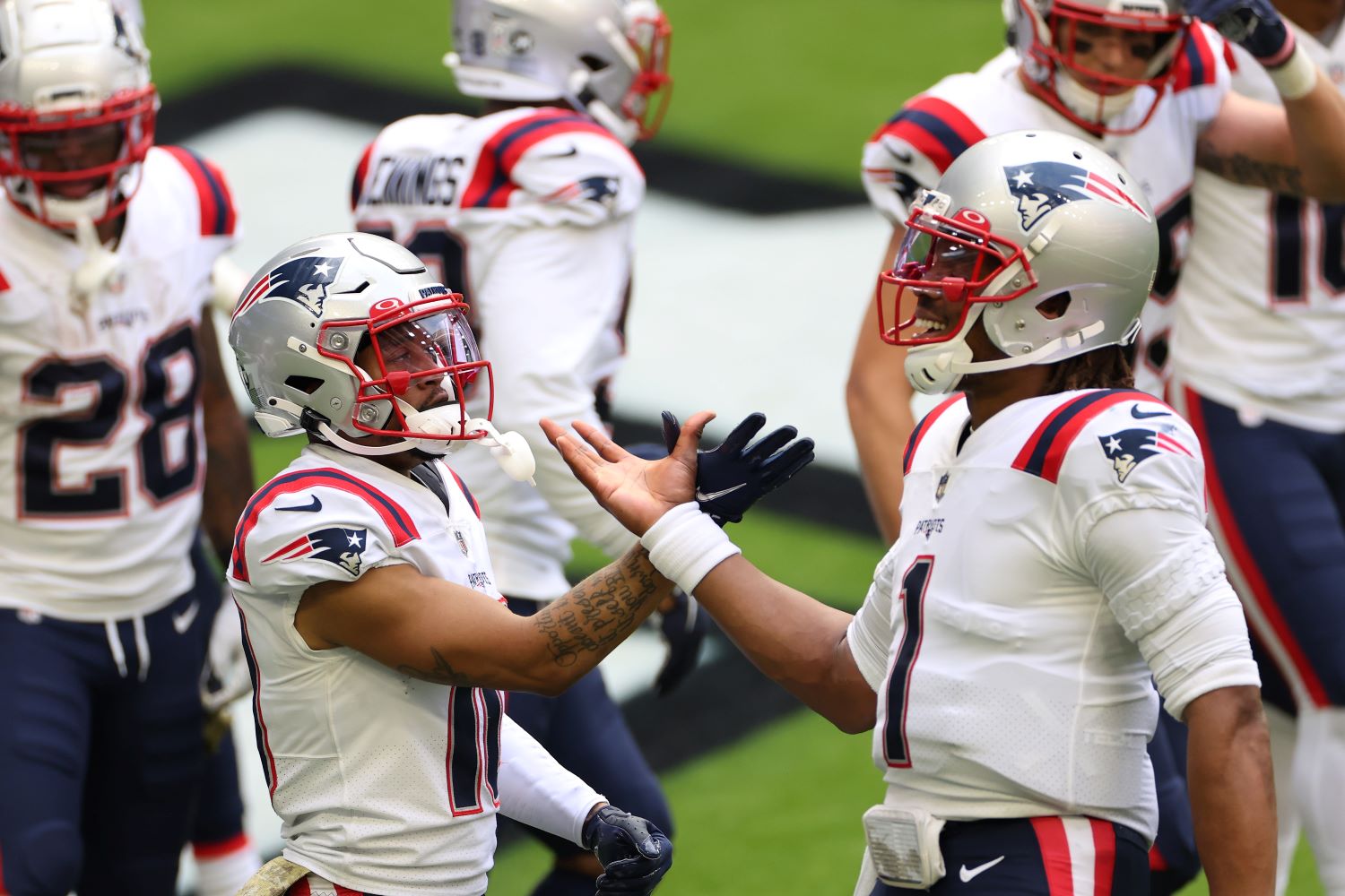 Cam Newton helped former Panthers teammate Damiere Byrd earn a $150,000 bonus on Thursday Night Football.