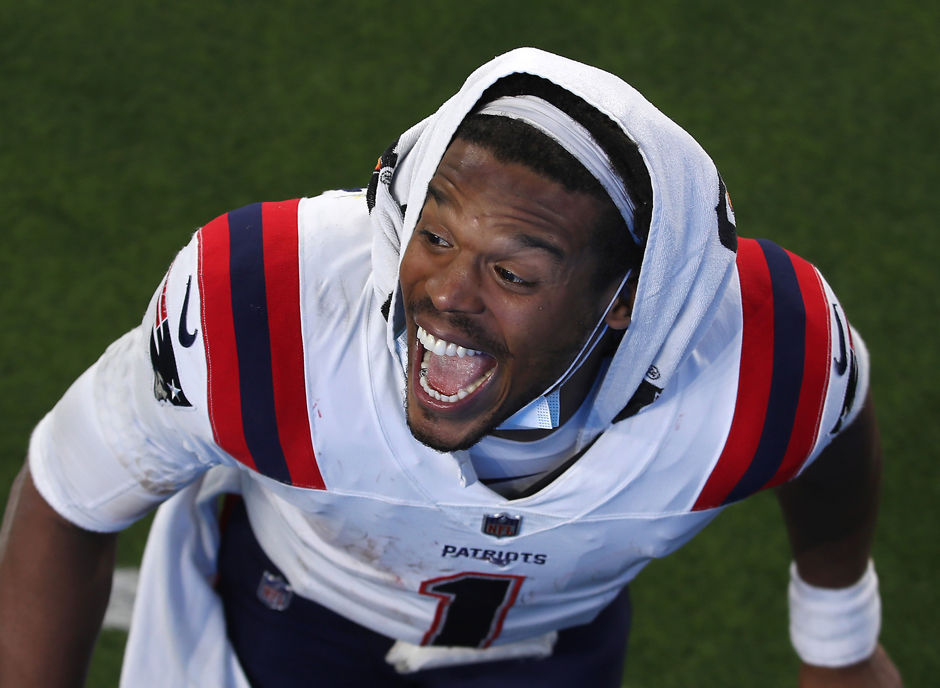 Cam Newton apparently was given a mandate by the New England Patriots.