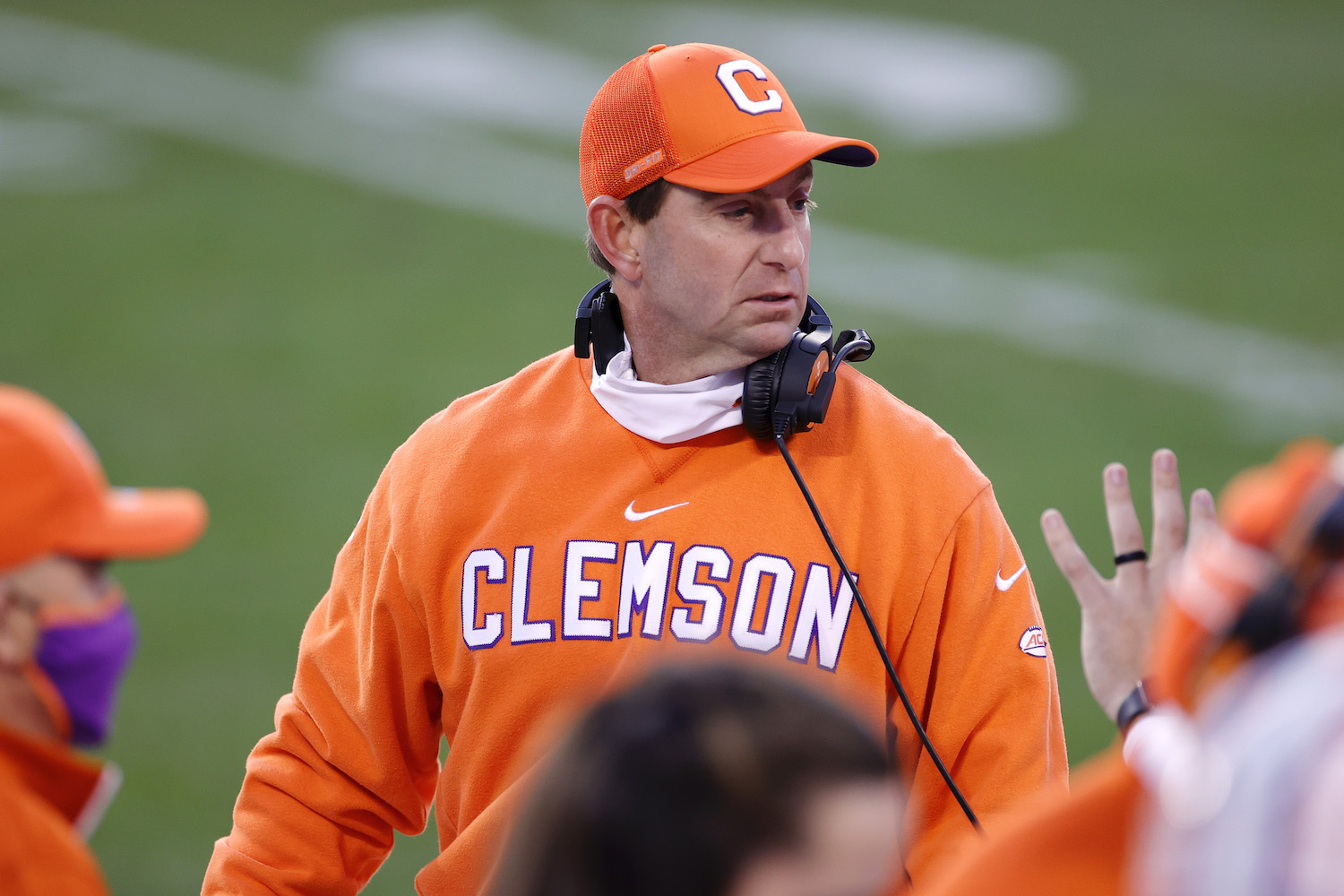 Dabo Swinney of the Clemson Tigers